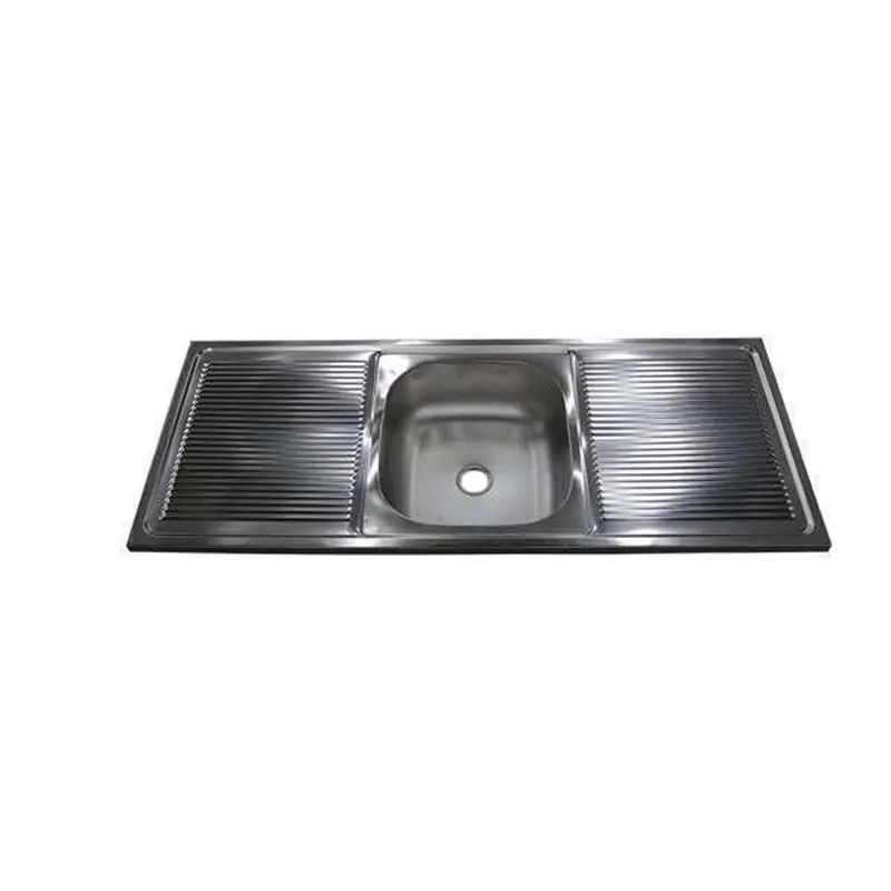 Single-Bowl Stainless Steel Kitchen Sink – 1200 X 500 X 150Mm With Grating 1