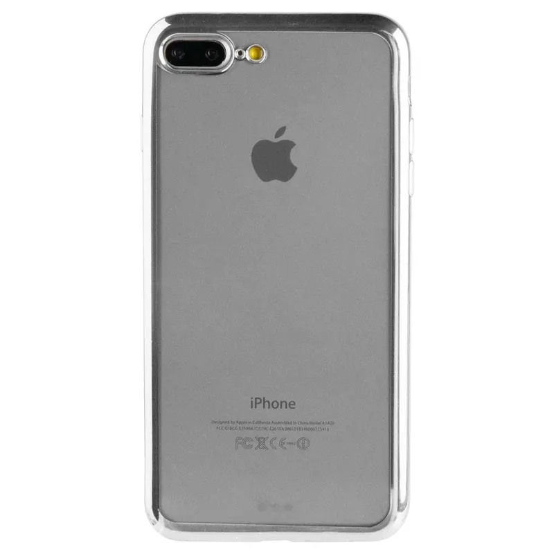 Slim Protective Case For Iphone 8 Plus & 7 Plus – Silver Finish 1