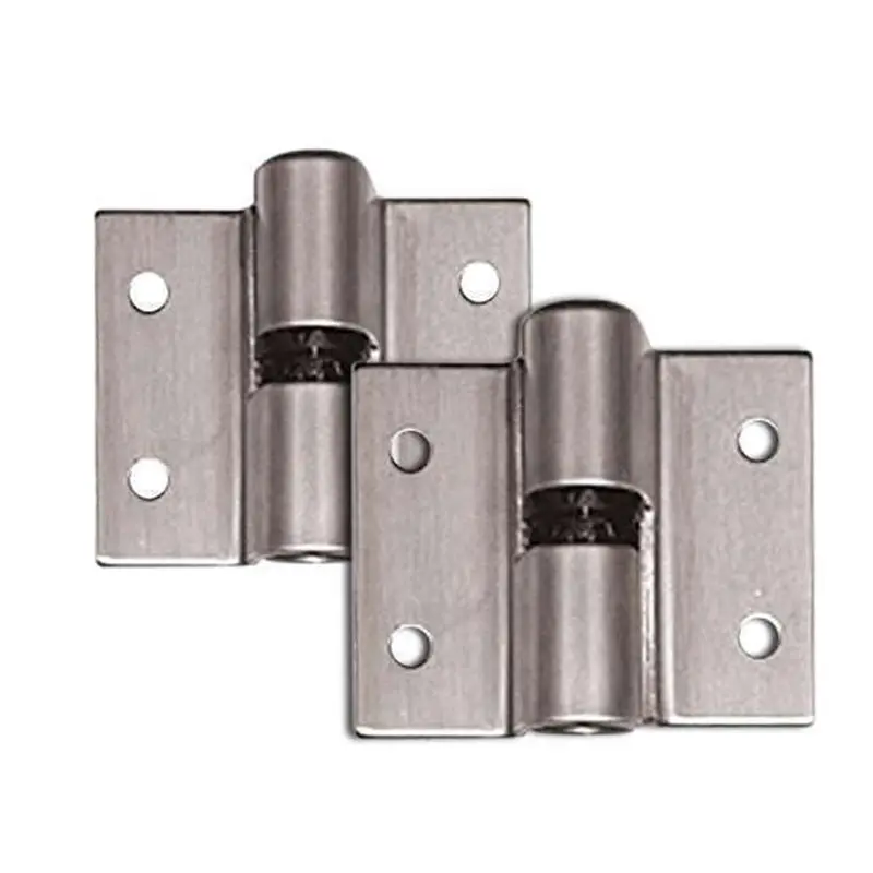 Stainless Steel Toilet Partition Hinge – 69X74Mm Ss304 Heavy-Duty Pivot Hardware 1