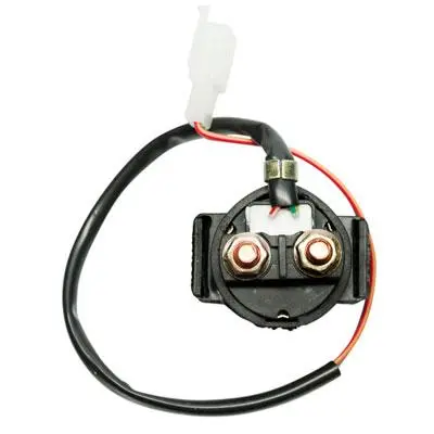 Starter Relay Solenoid – 2-Wire Male Plug – 10-Inch Pigtail Lead – Apollo Blazer 9, Commander 125, Falcon X 1