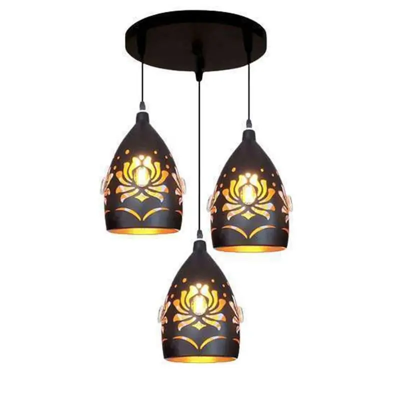 Sunset-Inspired Three-Tier Pendant Light 1