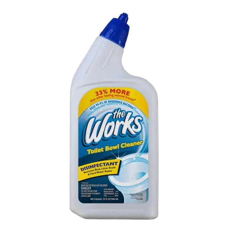 The Works Toilet Bowl Cleaner – 32 Oz (946 Ml) Fast-Acting Formula 1