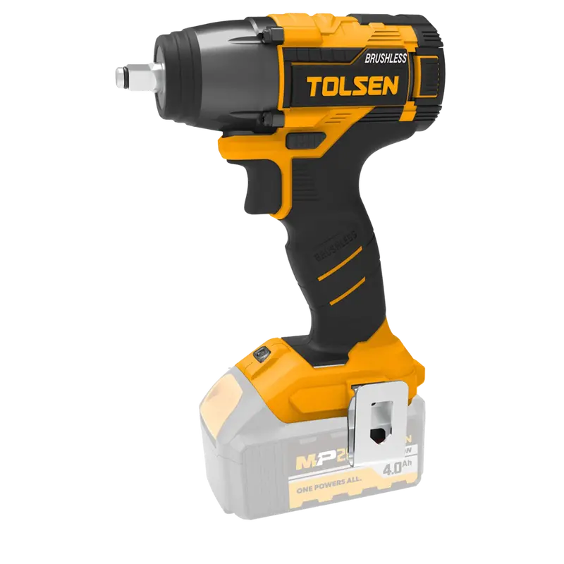 Tolsen 1/2" Cordless Impact Wrench Kit – Includes Two 2.0Ah Batteries And Charger 1