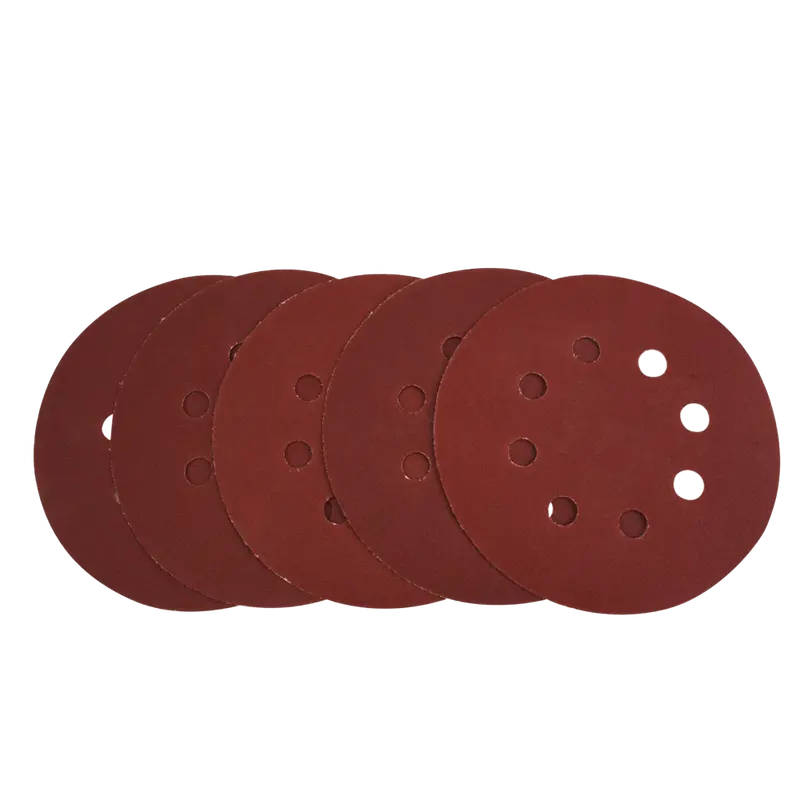 Tolsen 225Mm Medium-Grit Sanding Discs – 5-Pack, Grit #120 For Versatile Surface Preparation 1