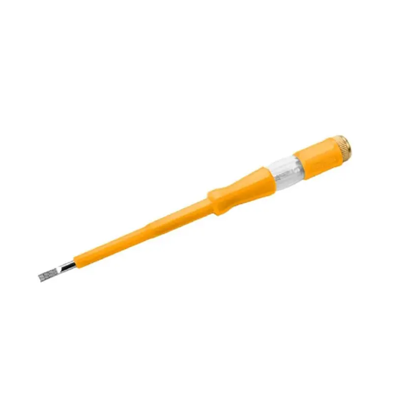 Tolsen Non-Contact Voltage Tester – 100–500V, 3-Range, Yellow Housing 1