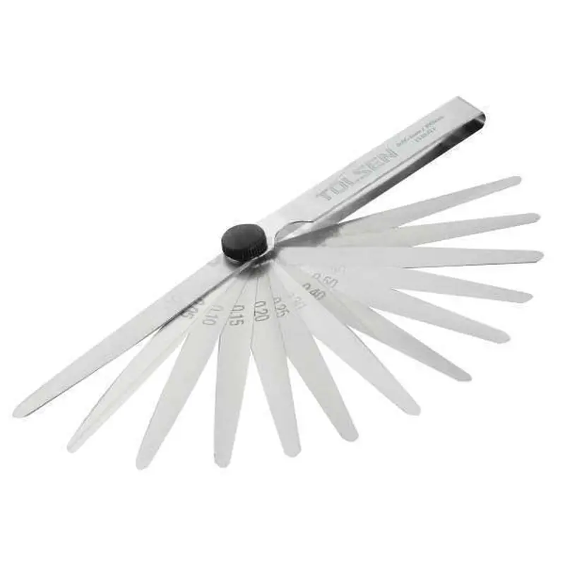 Tolsen Precision Folding Feeler Gauge Set – 0.05–1 Mm, 13 Blades, 100 Mm Length 1