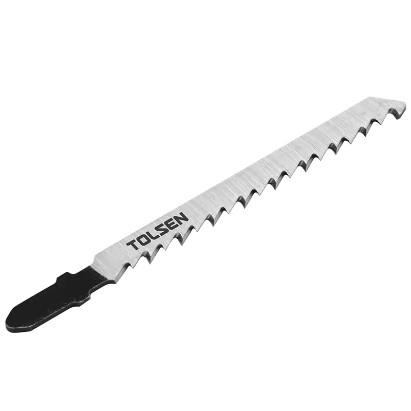 Tolsen T-Shank Jigsaw Blade Set – 5-Piece For Wood, Plastic, Fibreboard & Plywood 1