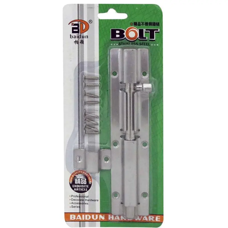 Tombo Heavy-Duty Tower Bolt – 4 Inch Galvanized Steel 1