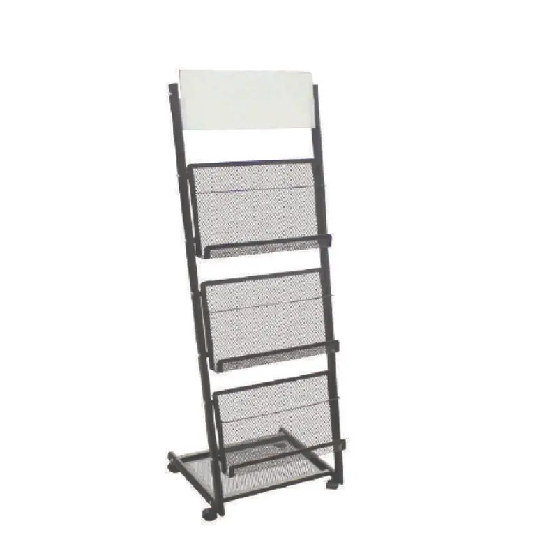 Tpe Heavy-Duty Newspaper And Magazine Display Rack 1