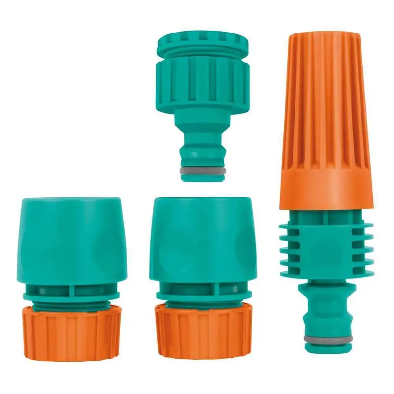 Tramontina 4-Piece Hose Fitting Kit (1/2" To 3/4" Tap Adapters) 1