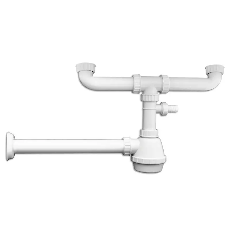 Tramontina 40Mm Drain Trap Kit – Compatible With Double-Bowl Sinks 1