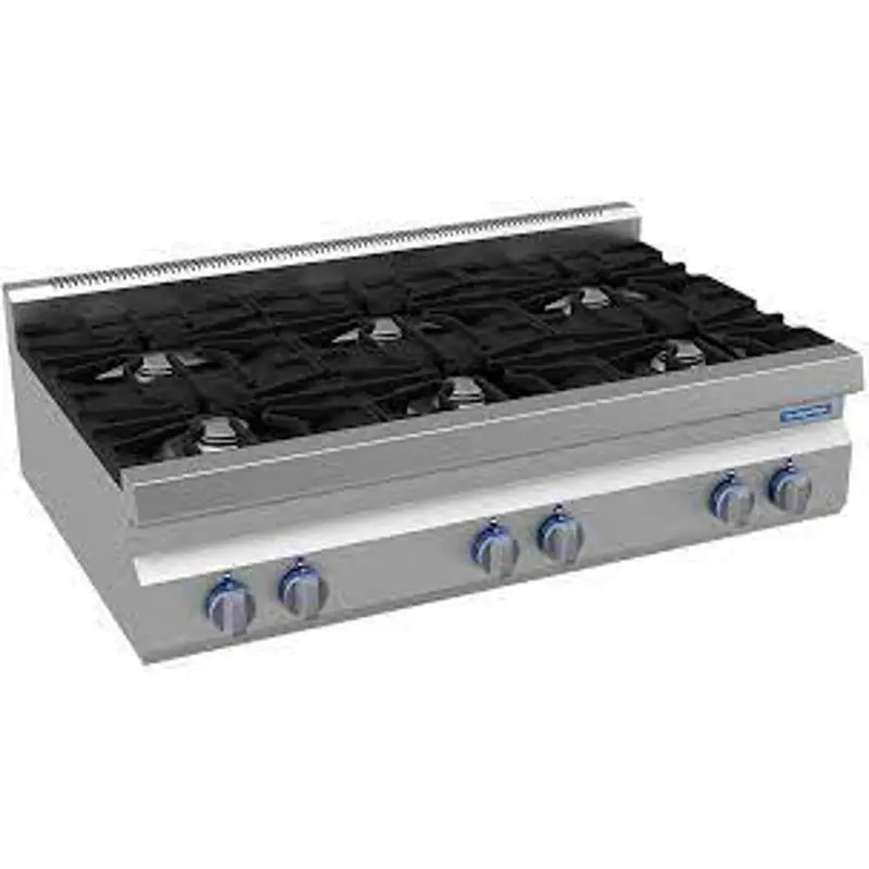 Tramontina Fphila 6-Burner Gas Cooktop – 1200 × 770 × 375Mm Counter-Mounted Range 1