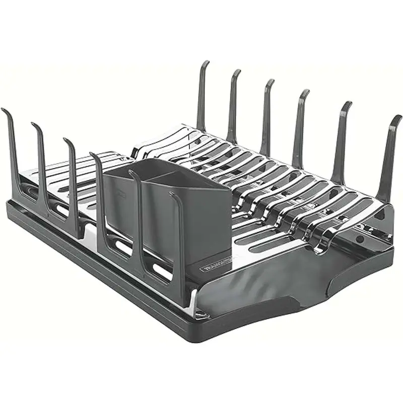 Tramontina Fphila Commercial Dish Rack – Stainless Steel With Drain Tray 1