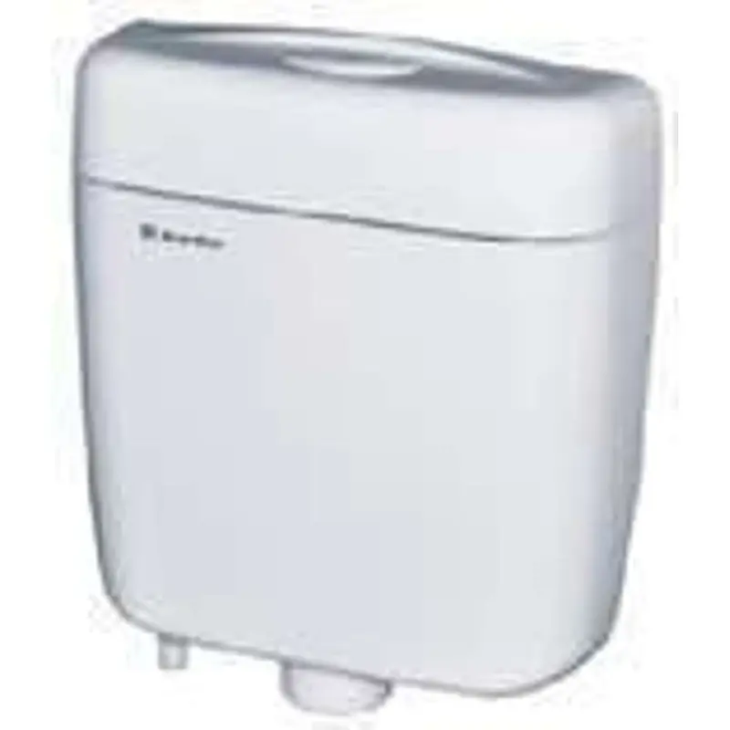 Trend Bottom-Entry Cistern – White Ceramic Finish 1