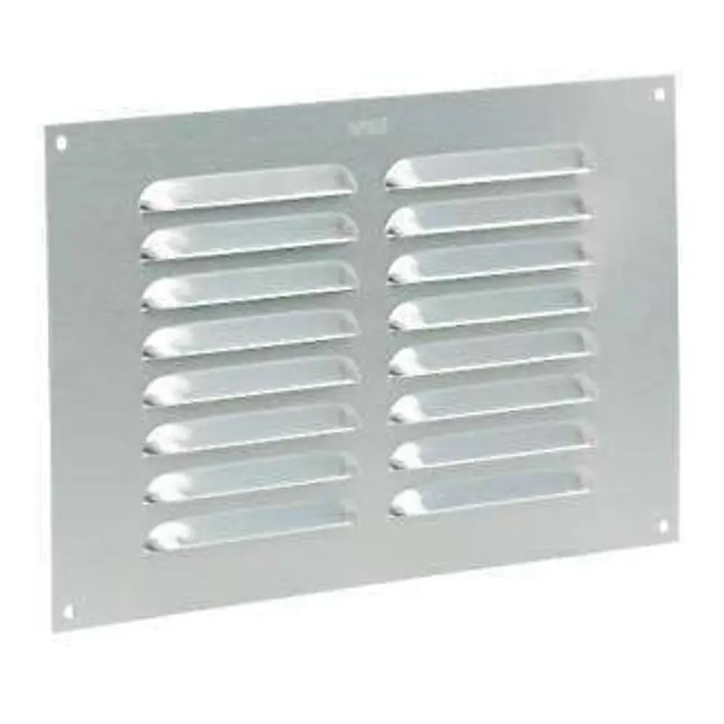 Ua Anodised Aluminium Vent Panel – 225 X 150 Mm Sleek Silver Air Intake Cover 1