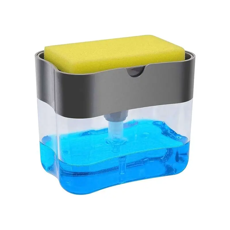 Ubl Dish Sponge Holder With Detergent Compartment – Wall-Mountable Organizer 1
