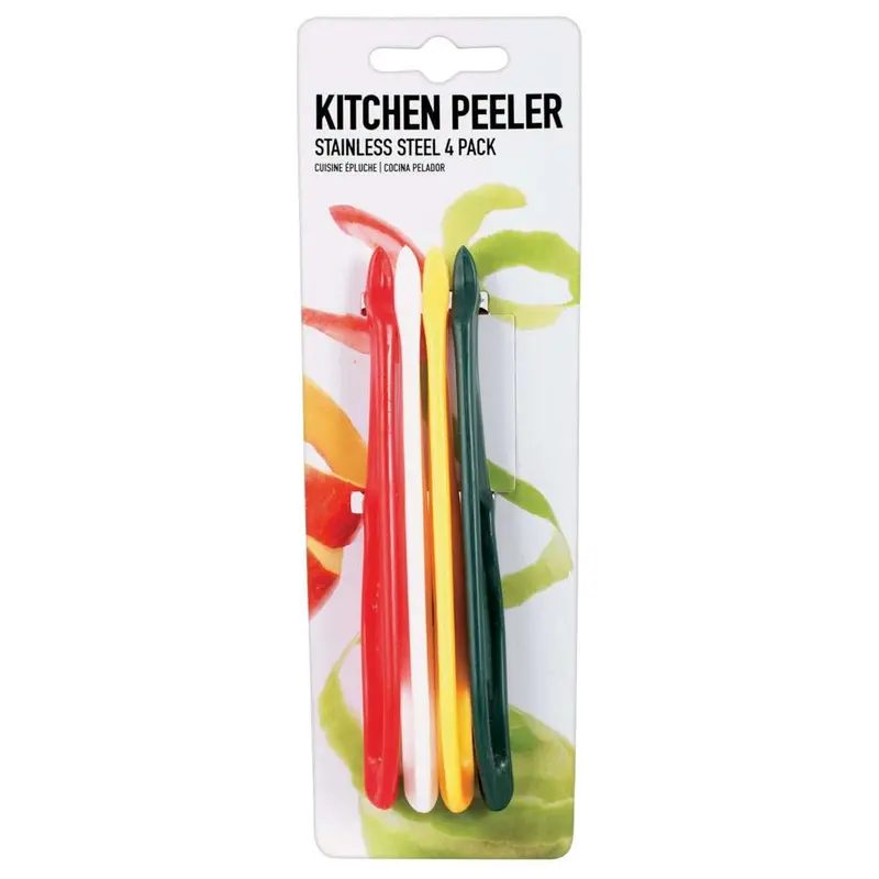 Ubl Premium Kitchen Peeler Set – 4-Piece Assorted Blade Types 1