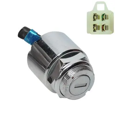 Universal 4-Wire Ignition Key Switch For 50Cc–250Cc Engines 1