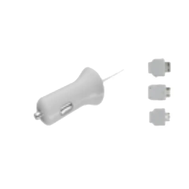 Universal Car Charger With 3 Legacy Phone Tips (Samsung/Lg/Pantech) — 5V/1.2A, White 1