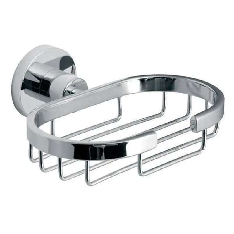 Vado Chrome Shower Basket – Wall-Mounted Design 1