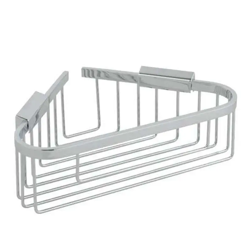 Vado Corner-Mount Large Soap Basket – Chrome, Space-Saving 1