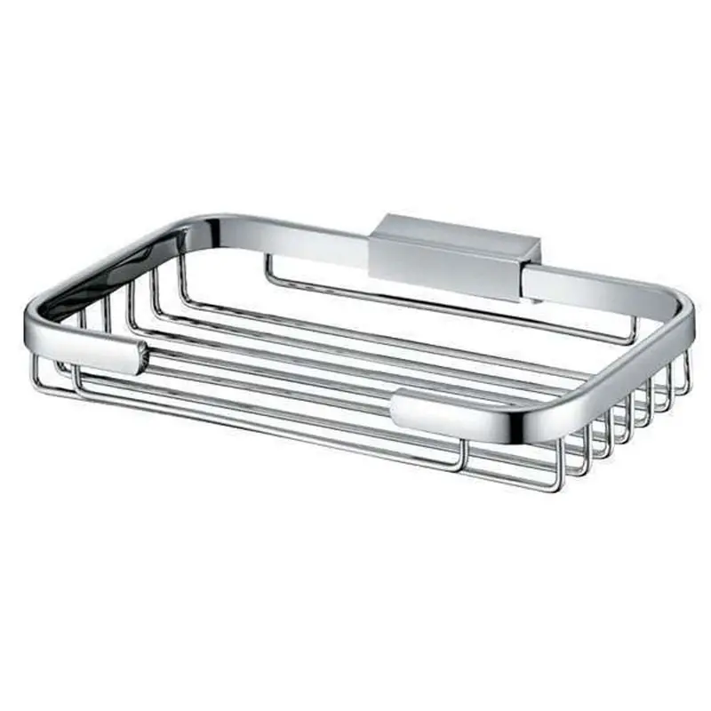 Vado Large Rectangular Soap Basket – Chrome, Model Bas-2002 1