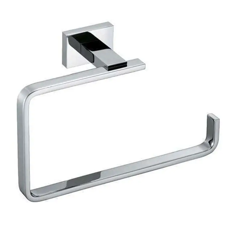 Vado Level Chrome Towel Ring – Modern Bathroom Accessory 1
