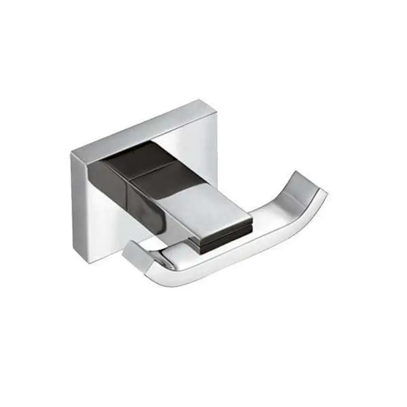 Vado Level Double Robe Hook – Chrome Bathroom Hardware 1