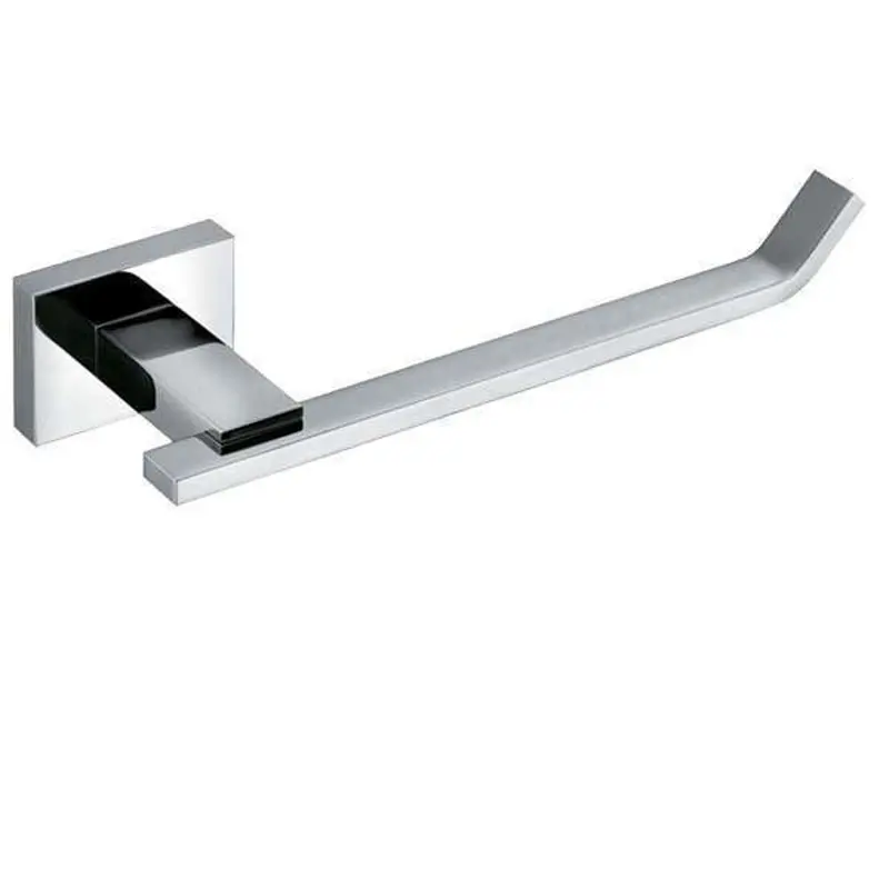 Vado Level Toilet Roll Holder – Chrome, Open-Style Design 1