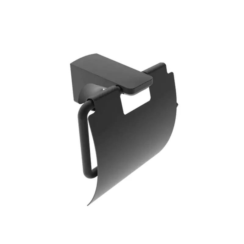 Venus Ii Concealed Toilet Paper Holder – Matte Black Finish (133 X 118Mm) 1