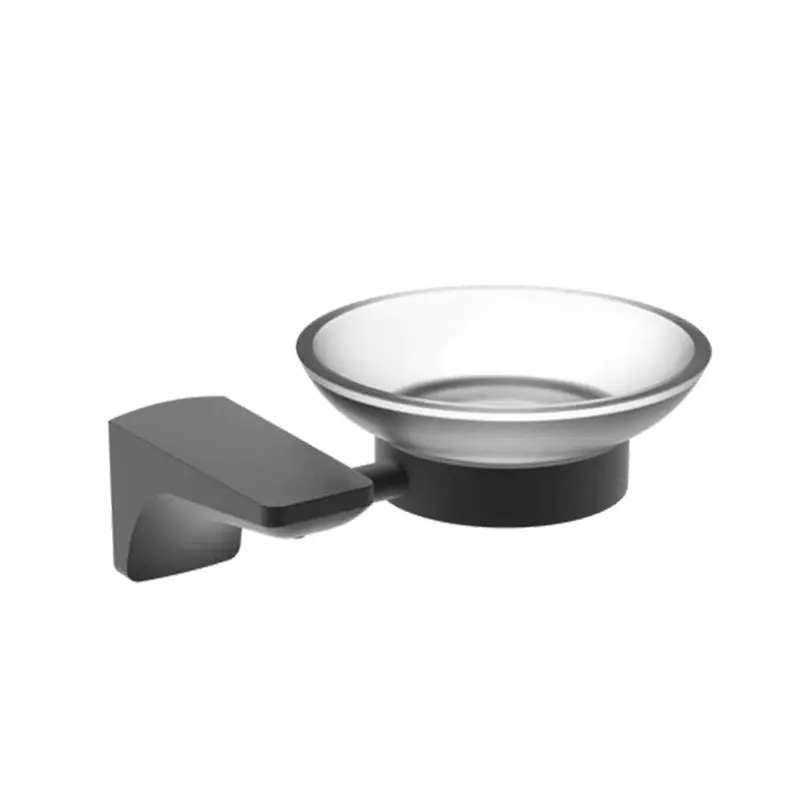 Venus Ii Wall-Mount Soap Dish – Matte Black (108Mm Width) 1