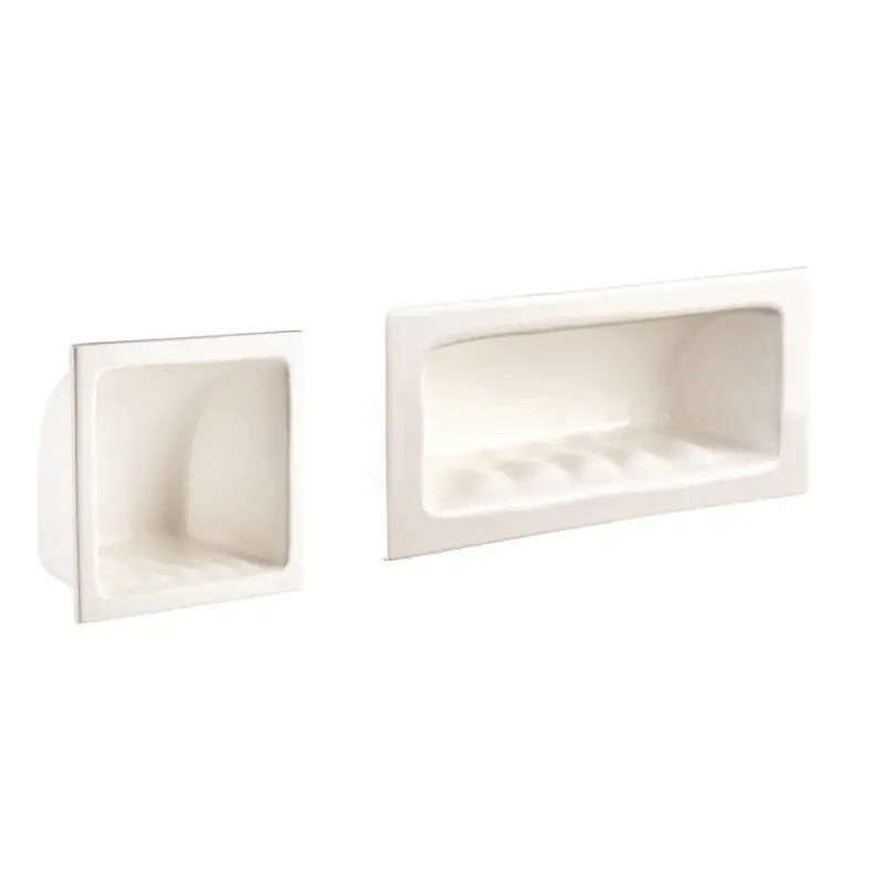 White Recessed Soap Dispenser By Dta – 200 X 100 Mm Wall-Mounted Holder 1