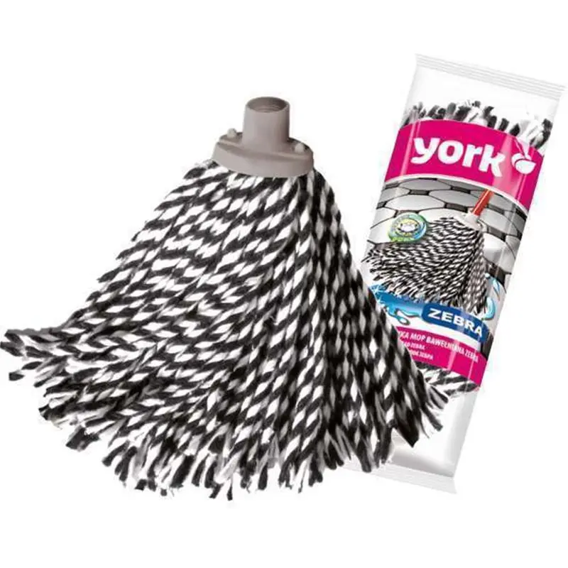 York Zebra-Print Cotton Mop Head – 160G 1