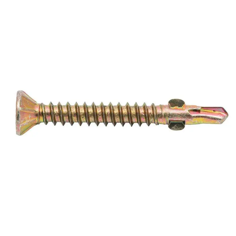 Zenith Wing Sds Countersunk Screw – Zinc-Plated, 8–18 Gauge × 35Mm (100-Pack) 1