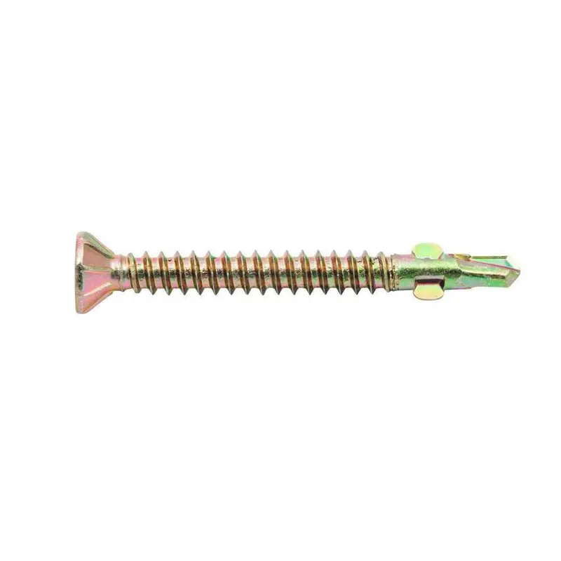 Zenith Wing Sds Countersunk Screw – Zinc-Plated, 8–18 Gauge × 40Mm (100-Pack) 1