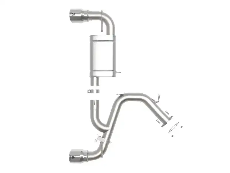 Afe 49-37029-P Takeda Axle-Back Exhaust System For 2021–2022 Hyundai Veloster N (2.0L Turbo) 1