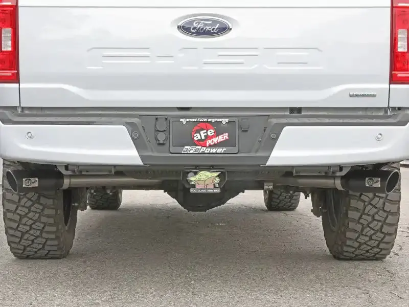 Afe Vulcan 3-Inch Cat-Back Exhaust – 304 Stainless Steel System With Black Tips For 2021 Ford F-150 1