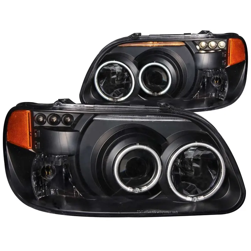 Anzo Usa 111132 Projector Headlight Set – Dual Halo Ring Design For Modern Led Style 1