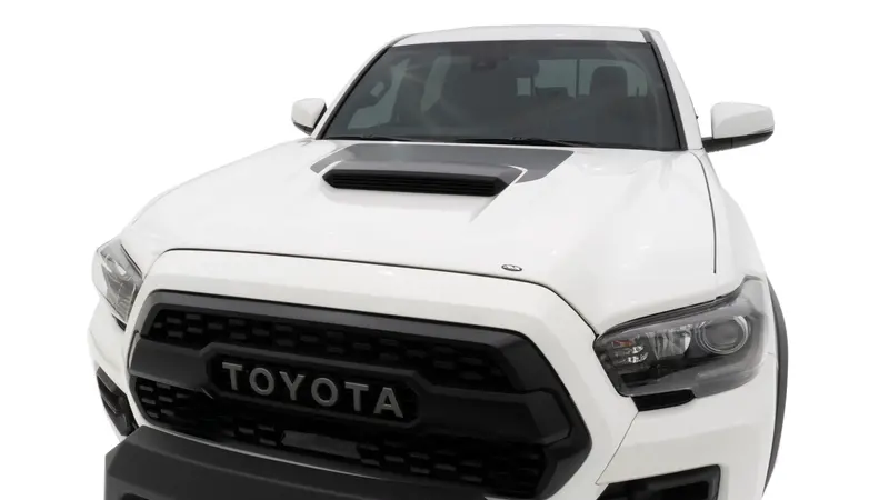 Auto Ventshade Aeroskin Hood Protector – Color-Matched Super White Finish 1