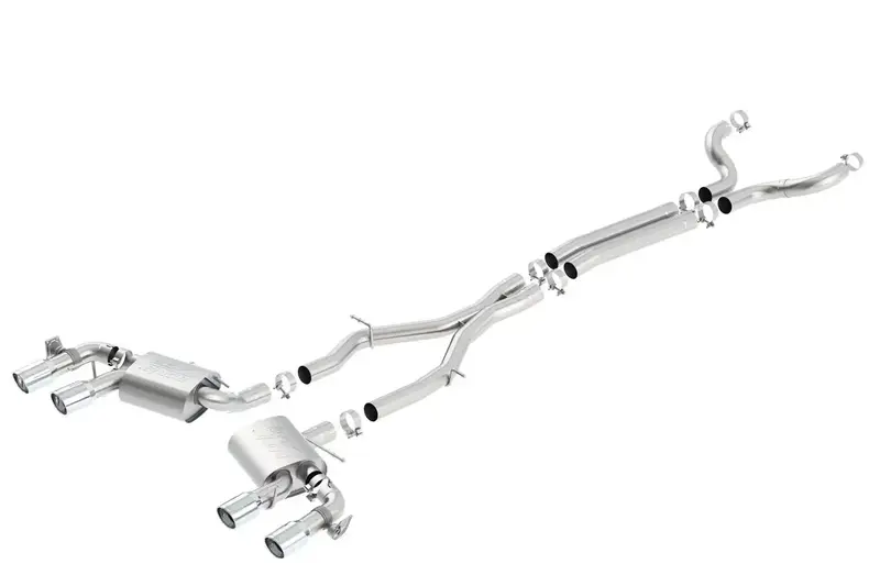 Borla 140727 Atak Cat-Back Exhaust System – Aggressive Sound And Improved Flow 1