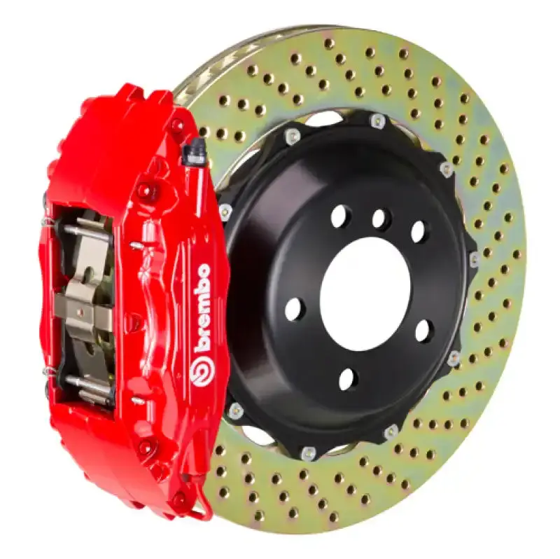 Brembo Front Gt Big Brake Kit For 2001–2006 Bmw E46 M3 – 355Mm Drilled Two-Piece Rotors With 4-Piston Calipers 1