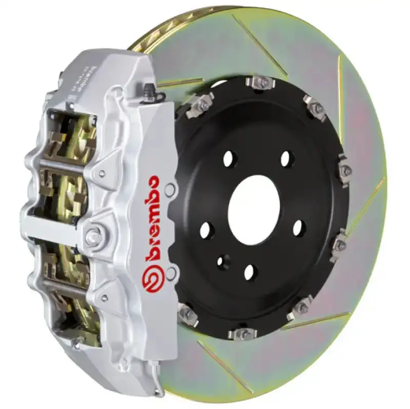 Brembo Front Gt Big Brake Kit For 2014–2017 Audi Sq5 – 6-Piston Calipers, 380X34Mm Slotted 2-Piece Rotors 1