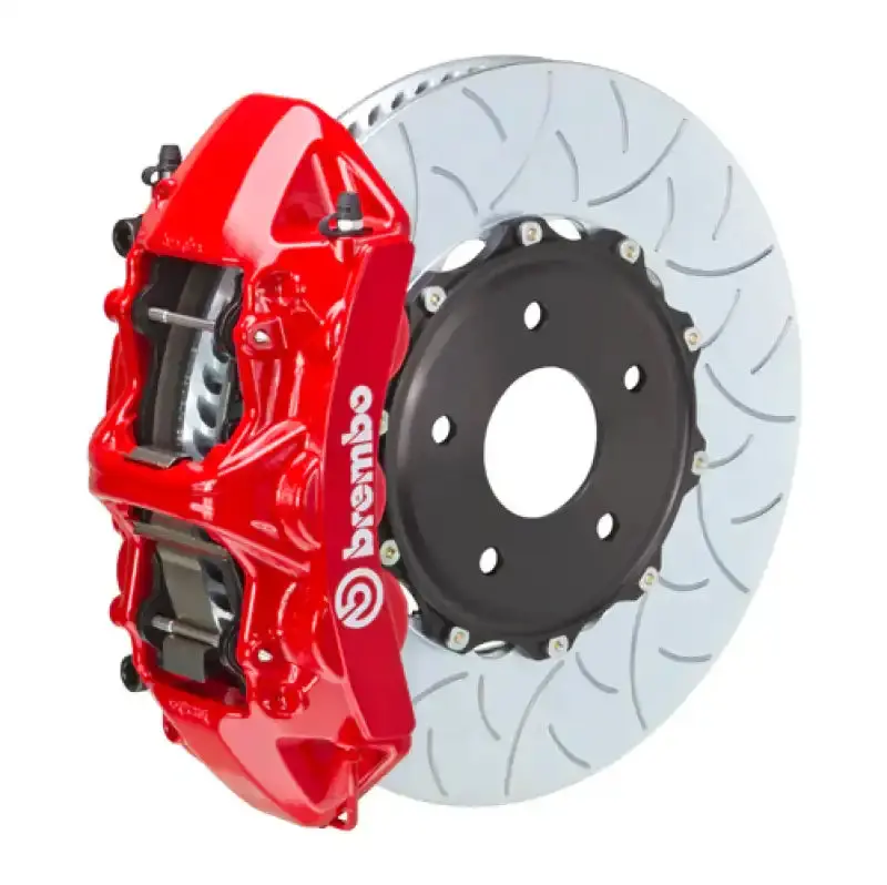 Brembo Front Gt Big Brake Kit For Chevrolet Corvette C8 & C8 Z51 – 6-Piston Calipers, Slotted 350X34Mm Two-Piece Rotors 1