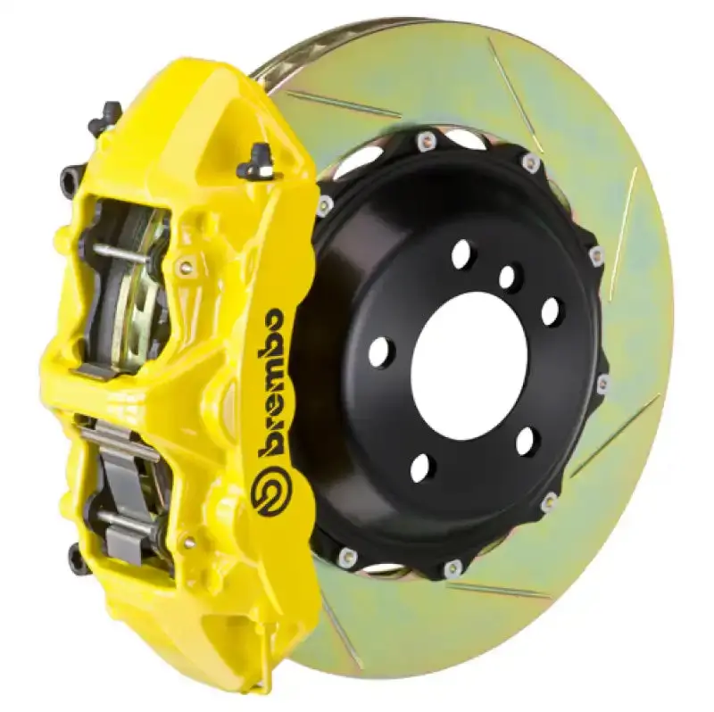 Brembo Gt Big Brake Kit For 2007–2008 Infiniti G35/G35S Sedan – Front, 6-Piston Calipers With 355×32Mm Slotted Two-Piece Rotors 1