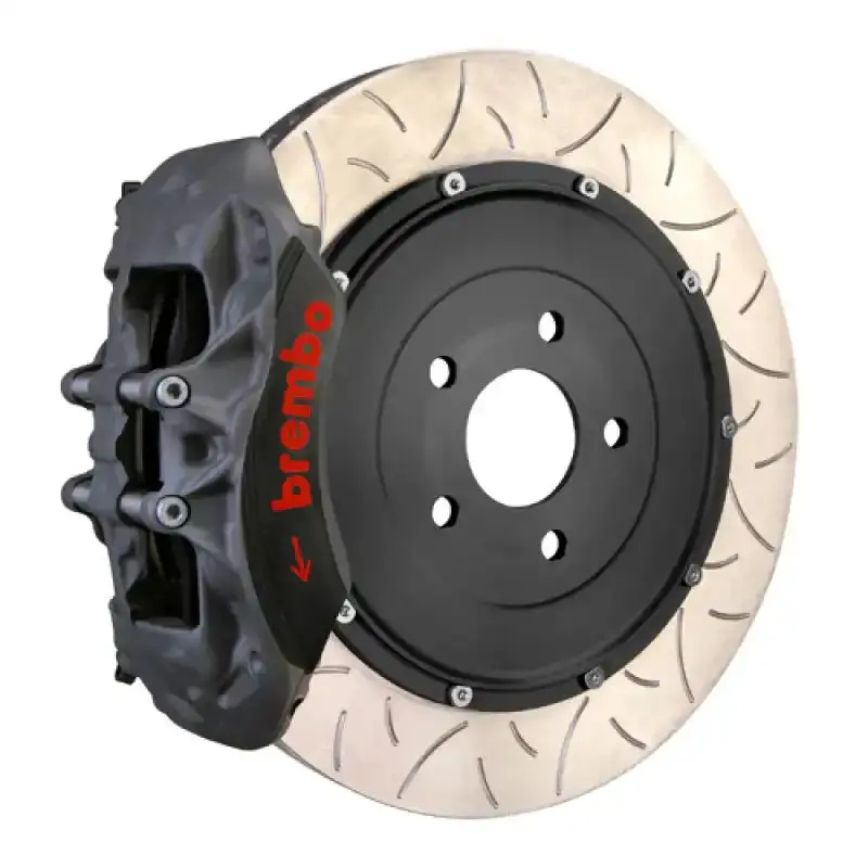 Brembo Pista Front Racing Brake Kit For 2019+ Bmw 330I – 6-Piston Forged Calipers With 380Mm Two-Piece Drilled Rotors 1