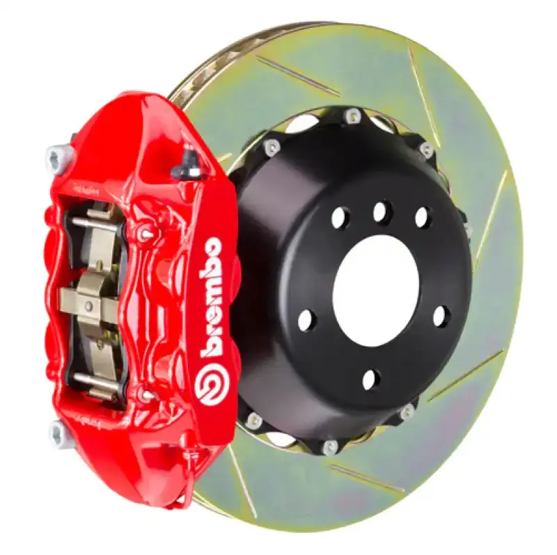 Brembo Rear Gt Big Brake Kit For 2006–2009 Porsche 997.1 Gt3 – 380Mm Slotted Two-Piece Rotors With 4-Piston Calipers 1