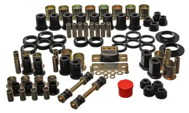 Energy Suspension Hyper-Flex Master Bushing Kit – Black Polyurethane Upgrade For 1966–1972 Oldsmobile Cutlass, 442, F-85 & Omega Europa 1