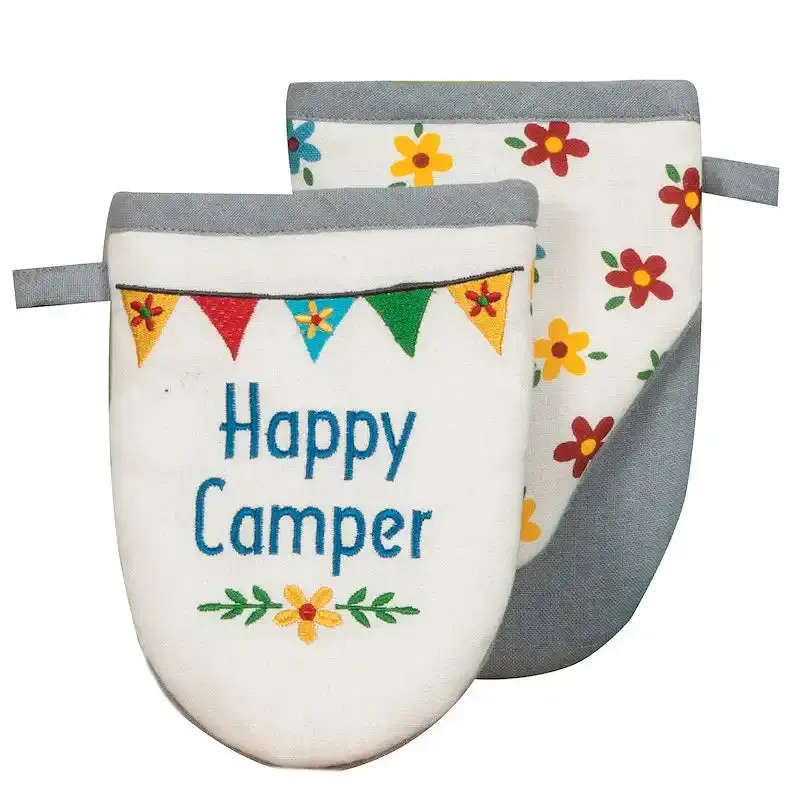 Happy Camper Grabber Mitt – Heavy-Duty Insulated Handling Tool 1