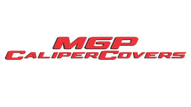 Mgp Engraved Caliper Covers – Red-And-Silver Finish For 2019 Gmc Sierra 1500 (Front & Rear Set) 1