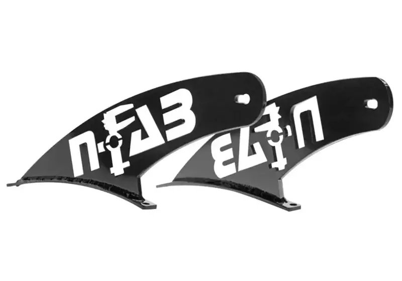 N-Fab L.M.S. Windshield Light Mount – Textured Black Bracket For Jeep Accessories 1